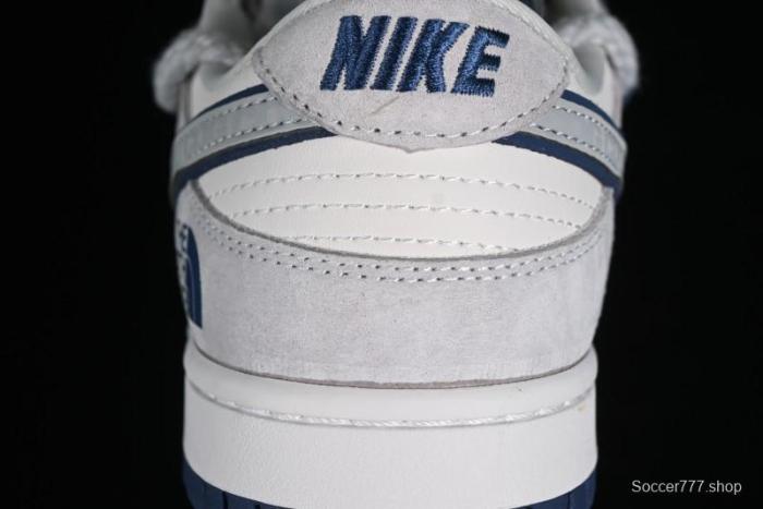 Nike SB Dunk Low The North Face Collaboration - Grey Blue Pig 8 Starry Sky Anniversary High-End Custom Low-Top Casual Skate Shoes - XX2025-311 1