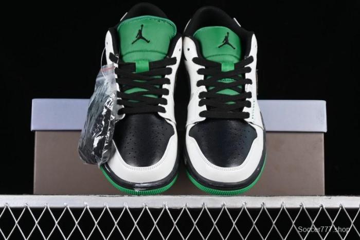 Nike Air Jordan 1 Low Retro Basketball Shoes with Panda Mischief Pioneer Rider Design - 553558-065 1