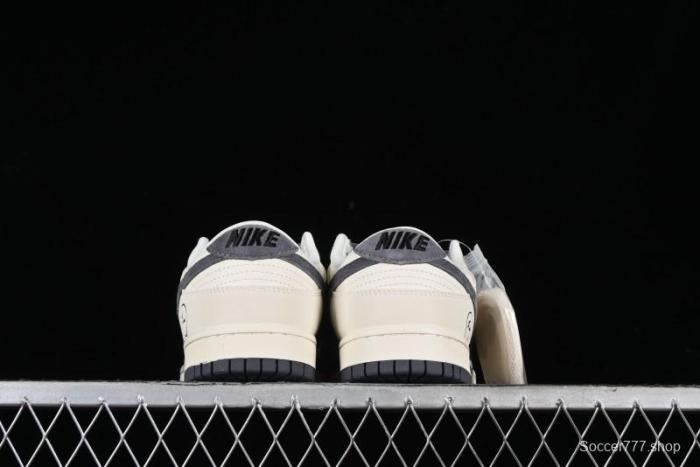 Nike SB Dunk Low Lightning Collaboration - Off White Navy Blue Small Blue Swoosh Anniversary High-End Custom Low-Top Casual Sneakers - XD1688-032