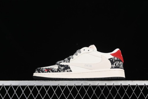 Nike Travis Scott x Fragment Design x Air Jordan 1 Low OG SP AJ1 - XY2688-108