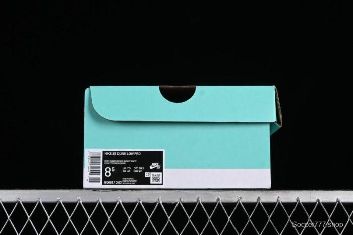 Nike SB Dunk Low Pro Brown Red Colorway SB Low Top Casual Skate Shoes - BQ6817-202 1