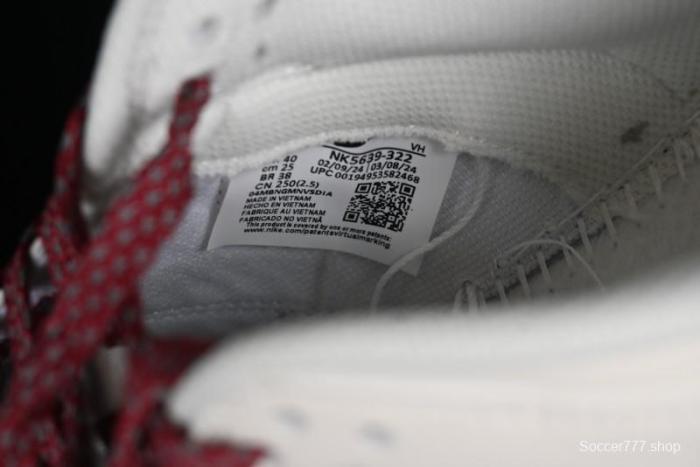 Nike SB Dunk Low Collaboration Three Swooshes Rice Wine Red Color Low-Top Casual Skateboarding Shoes - NK5639-322 1