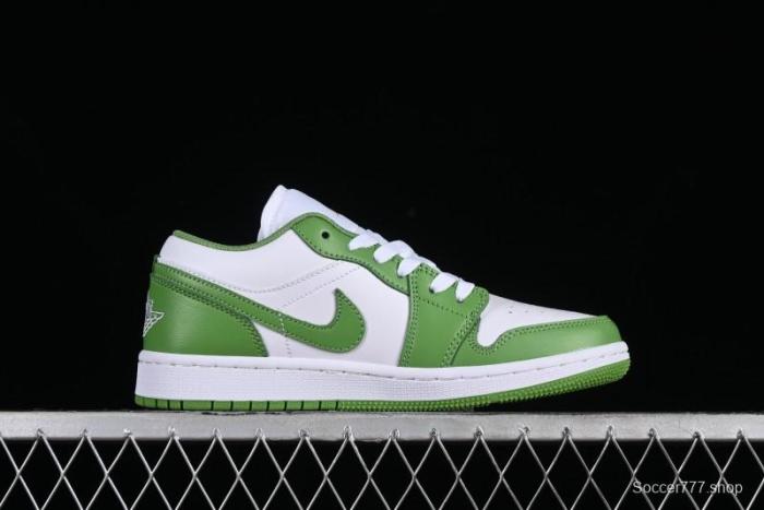Nike Air Jordan 1 Low AJ1 White Green Low Top Lifestyle Basketball Shoes - HF4823-100 1