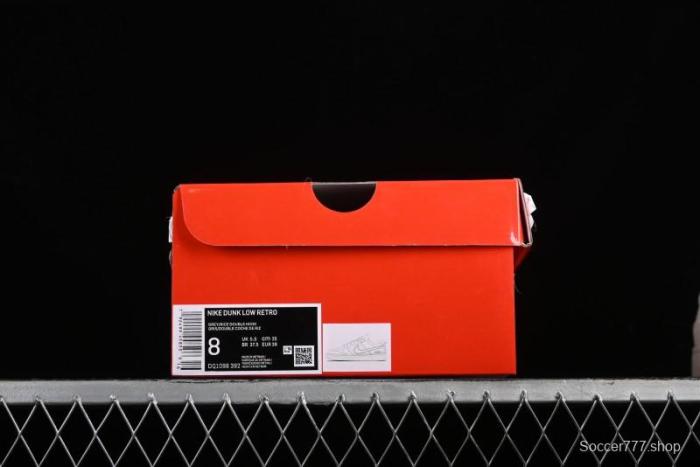 Nike SB Dunk Low Supreme Collaboration - Off White Gray Swoosh Anniversary Custom Low-Top Casual Skate Shoes - DQ1098-392