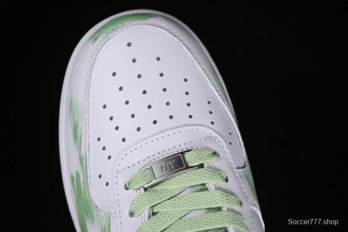 Nike Air Force 1 '07 Low Custom Hand-Painted Anime Theme with Swoosh Shadow and Strap - CW2288-111 1