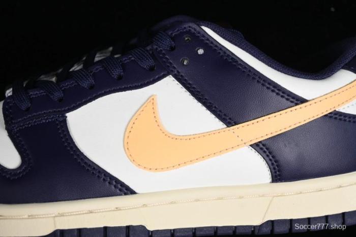 Nike Dunk Low Retro SB Skateboarding Shoes in Navy Blue with Purple Gold White Colorway - FV8106-181 1