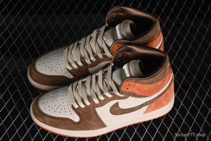Nike Air Jordan 1 High OG Basketball Shoes in Dusted Clay & Dune Colorway - FQ2941-200 1