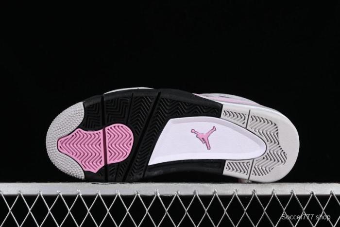 Nike Air Jordan 4 Retro  Orchid  Sneakers with Suede Upper and Cement Grey Accents - AQ9129-501 1
