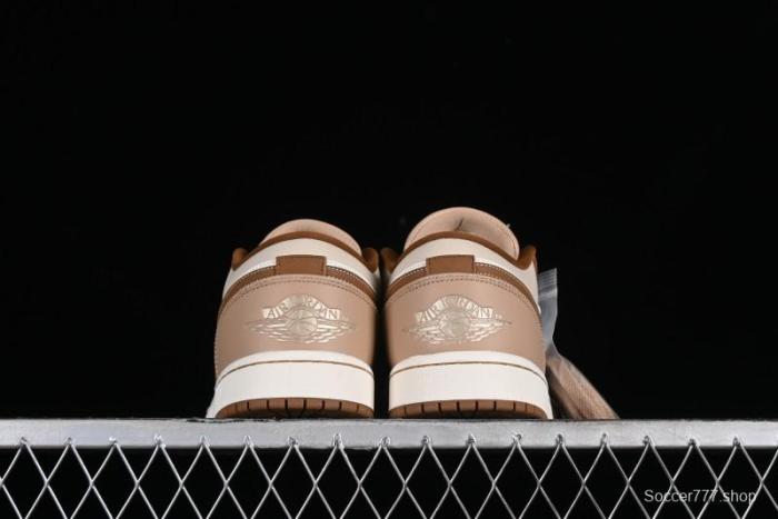 Nike Air Jordan 1 Low AJ1 Khaki Yellow Low-Top Casual Lifestyle Sneakers - HF5753-221 1