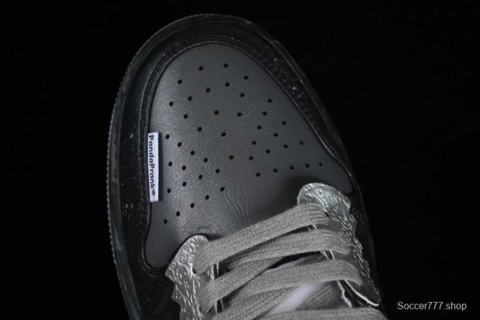 Nike Air Jordan 1 Low AJ1 Panda Prank Modern Gray Silver Black Low-top Casual Sneakers - 553560-053 1