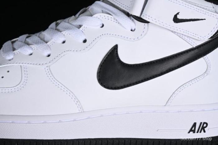 Nike Air Force 1 '07 Mid Casual Sneakers in White/Black - DV0806-101 1