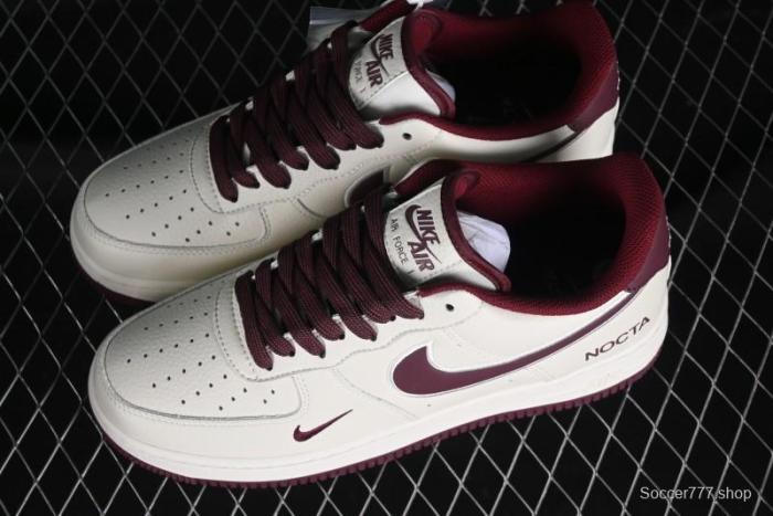 Nike Nocta x Nike Air Force 1 '07 Low Casual Sneakers with 3M Reflective Details and Full-Length Air Cushion - NO0224-022 1