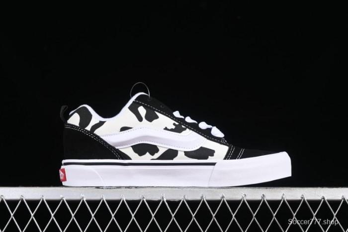 Vans Classics Knu Skool Cow Print Chunky Tongue Skate Shoes - VN0009QCB9P 1