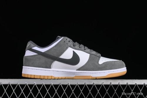 Nike Dunk Low SB Grey Gum Retro Skate Shoes with Suede Overlays - FV0389-100 1
