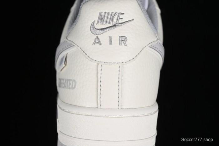 Nike Undefeated Air Force 1'07 Low Casual Sneakers in Beige Hemp with Reflective Details - UT2023-203 1