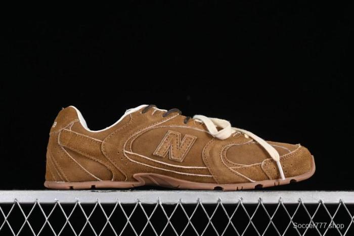 Miu Miu x New Balance 530 Low-Top Retro Running Sneakers with Deconstructed Design - AJD4 1