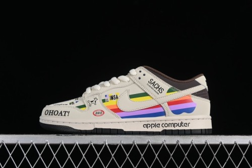 Nike SB Dunk Low Apple Colorway Low-Top Casual Skateboarding Shoes - MU0232-368 1