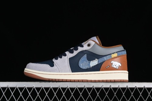 Nike Air Jordan 1 Low AJ1 Customized Low-Top Casual Sneakers - FZ5042-041 1