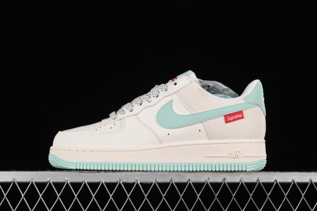 Supreme x Nike Air Force 1 '07 Low Collaborative Sneakers in Youthful Green - HD1968-023 1