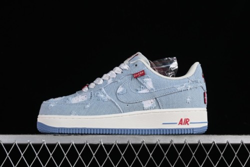 Levi's x Nike Air Force 1 '07 Low Denim Casual Sneakers - CH2211-168 1