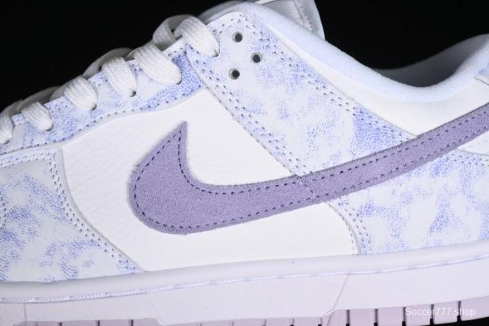 Nike SB Dunk Low Premium White Light Purple Skateboarding Shoes - DM9467-500