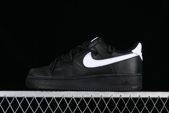 Nike Air Force 1 '07 Low Classic Lace-Up Casual Sneakers in Black & White - ZH0316-018 1