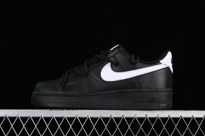Nike Air Force 1 '07 Low Classic Lace-Up Casual Sneakers in Black & White - ZH0316-018 1
