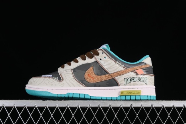 Nike Dunk Low Panda Prank Spring Touchdown Spring Forward Brown Green SB Strap Low Top Casual Skate Shoes - DV0834-101 1