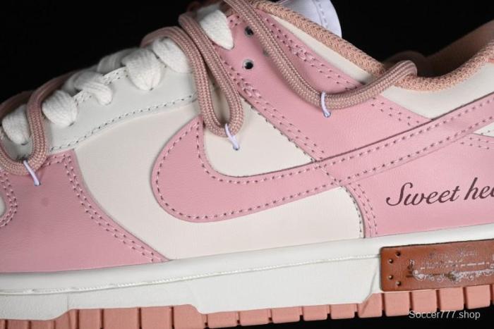 Nike Dunk Low ESS Custom Edition Rose Pink Retro Sweetheart Low-Top Casual Sneakers - DD1503-118 1
