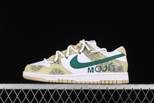 Nike Dunk Low SB Lemon Mojito Casual Skate Shoes - DV0833-100