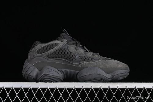 Adidas Yeezy 500 Black Casual Running Shoes - F36640 1