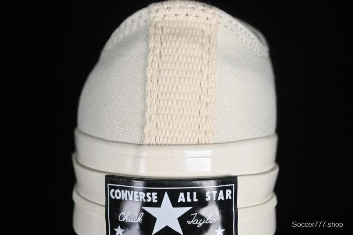 Converse Chuck 1970s Original Cream White Low-Top Casual Canvas Shoes - 151230C 1