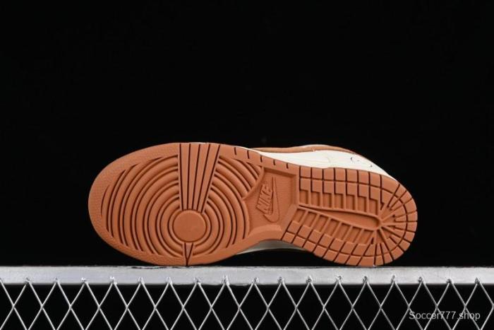 Nike SB Dunk Low Lightning Collaboration - Beige Brown Colorway with Small Brown Swoosh Anniversary High-End Custom Low-Top Casual Skate Shoes - XD1688-031 1
