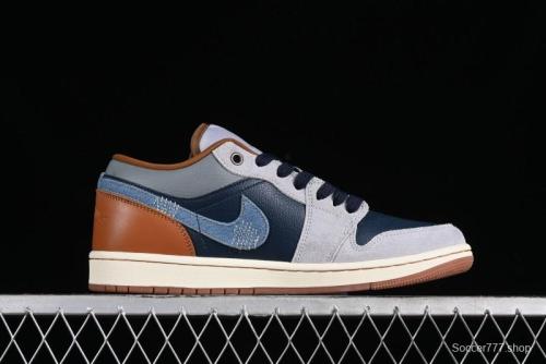 Nike Air Jordan 1 Low AJ1 Customized Low-Top Casual Sneakers - FZ5042-041 1