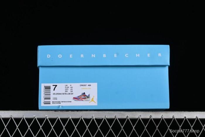 Nike Air Jordan 5 Low Doernbecher Retro Basketball Shoes - DR6287-486 1