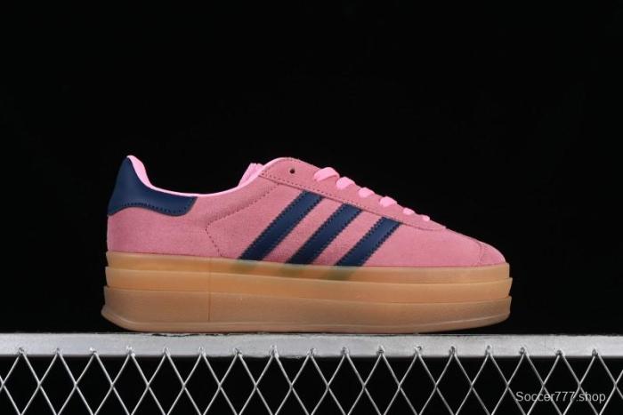 Adidas Originals Gazelle Bold H06122 Low-Top Sneakers with Thick Sole for Casual Wear, Slip-Resistant and Durable 1