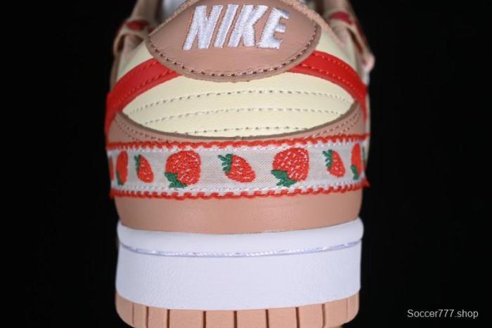 Nike Dunk Low SB Christmas Gift Strawberry Cake Casual Sneakers with Dual Laces - DD1503-118 1