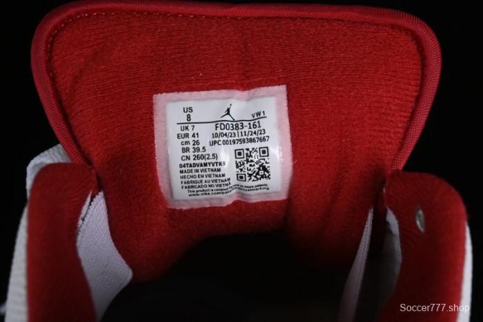 Nike Air Jordan 2/3 Retro Low Top Basketball Shoes in White/Red - FD0383-161 1