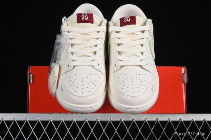 Nike SB Dunk Low Year of the Dragon Limited Edition - White Dragon Anniversary Custom Low-Top Casual Skate Shoes - CF3688-001 1