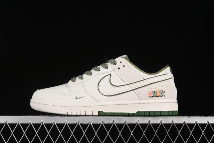 Nike SB Dunk Low Gucci Collaboration Anniversary High-End Custom Sneakers - DQ1098-398