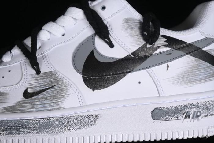 Nike Air Force 1 '07 Low Custom Anime Theme Spray Paint Swoosh Casual Sneakers - ZH0316-011 1