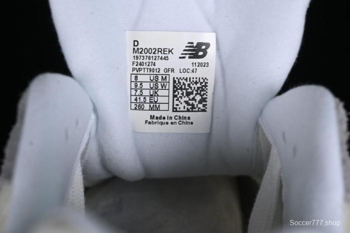 New Balance 2002 Series Retro Casual Running Shoes with Upgraded N-ERGY Cushion - M2002REK 1