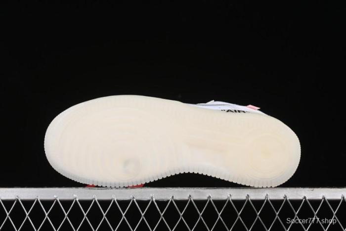 Nike Off White x Air Force 1 Low OW Transparent White Sneakers - AO4606-100