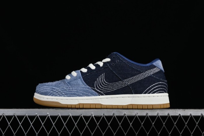 Nike SB Dunk Low Pro Premium  Denim Gum  Low-Top Casual Skate Shoes - CV0316-400