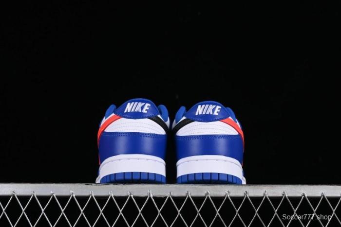 Nike Dunk Low SB Casual Skate Shoes in White Blue Red - CW1590-104 1