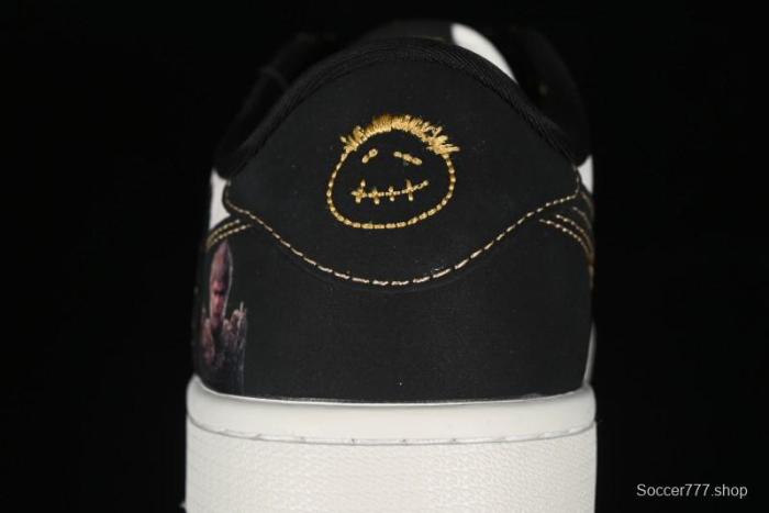 Nike Travis Scott x Fragment Design x Air Jordan 1 Low OG SP AJ1 Black Wukong Collaboration - CH6336-012