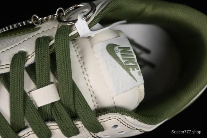 Nike SB Dunk Low Supreme Collaboration - Military Green Double Swoosh Anniversary Custom Low-Top Casual Sneakers - XX2025-319