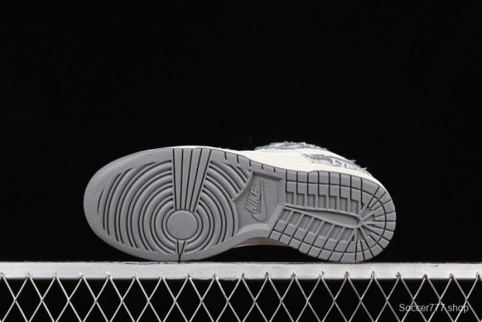 Nike SB Dunk Low Dior Collaboration - Suede Gray Anniversary High-End Custom Low-Top Casual Skate Shoes - XY1688-004