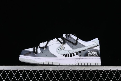Nike Dunk Low SB Graffiti Halloween Cross Distressed Gradient Lace-Up Casual Skate Shoes - DV0831-101 1
