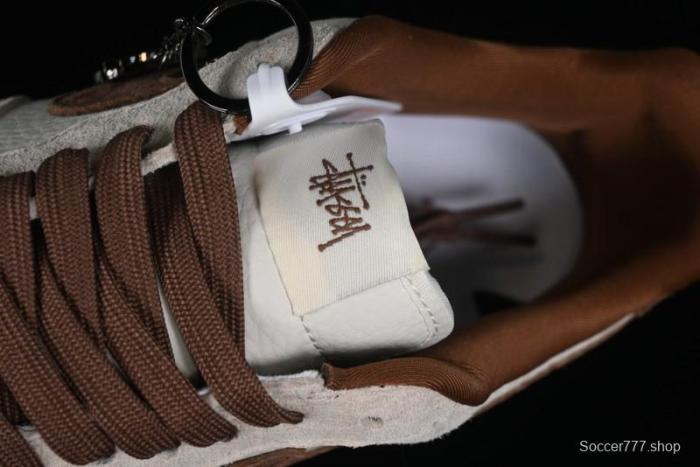 Nike Air Force 1 '07 Low Stussy Collaboration - Coffee Pig Suede Low-Top Casual Sneakers - HD1968-017 1